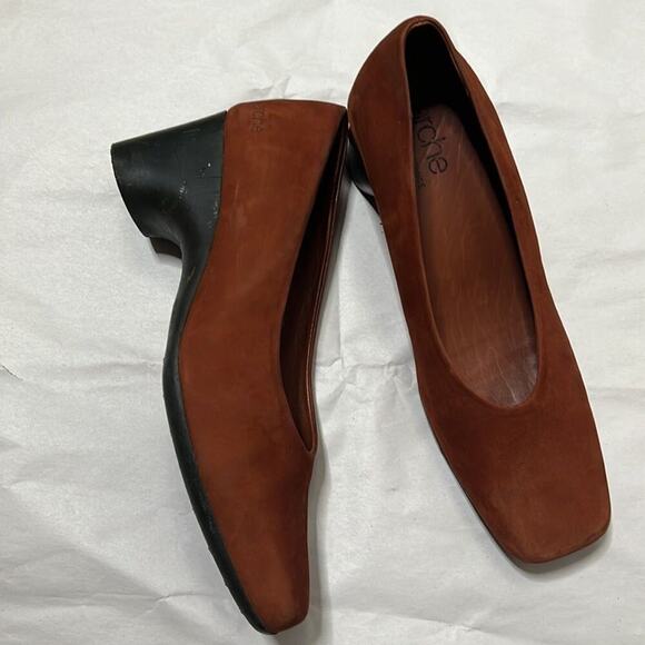 ARCHE LEATHER SUEDE SHOES SIZE 39 1/2 - Picture 2 of 11